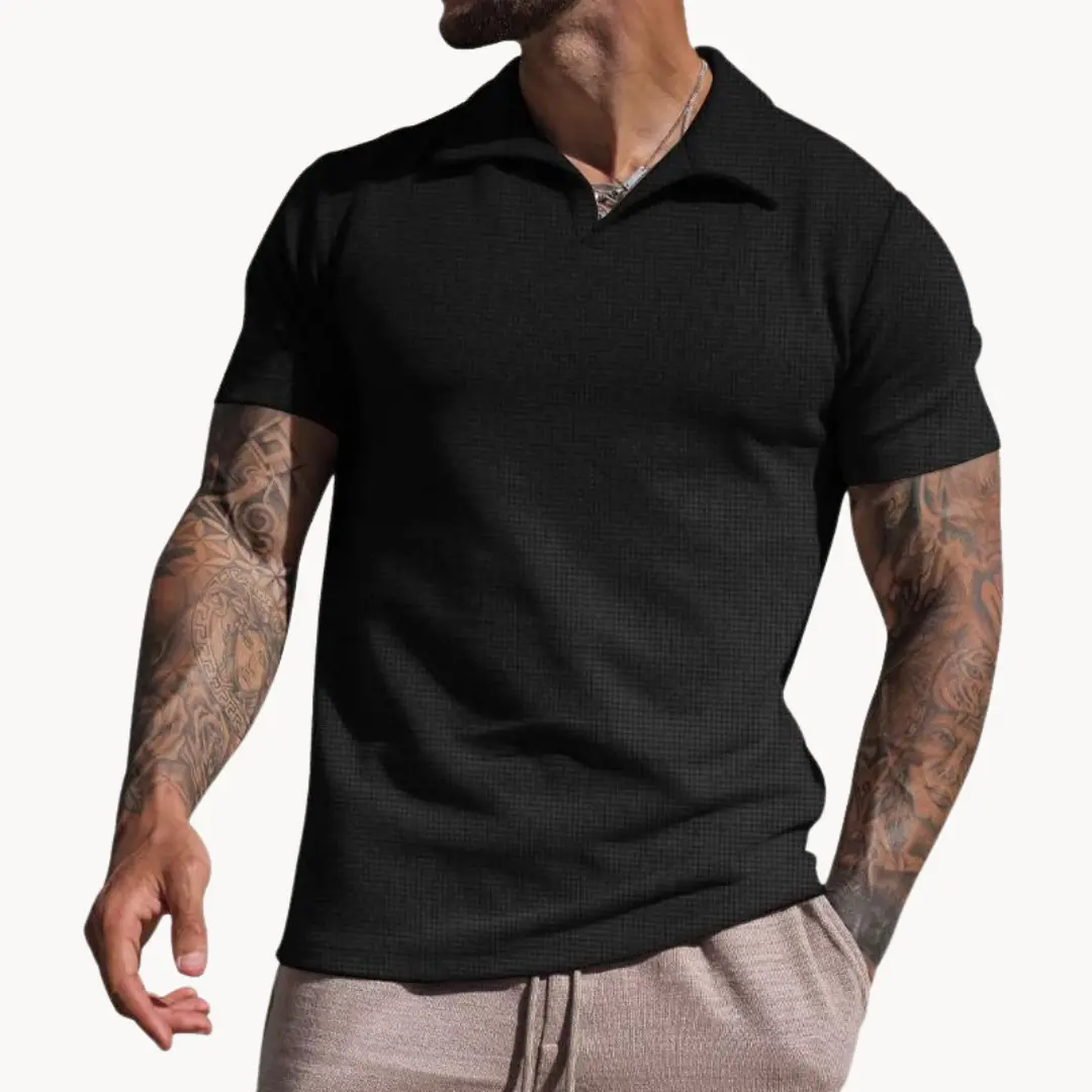Refined Cotton Piqué Polo - T-Shirt CASA LARO