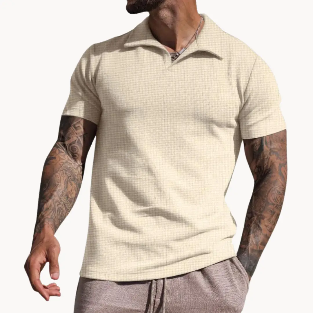 Refined Cotton Piqué Polo - T-Shirt CASA LARO