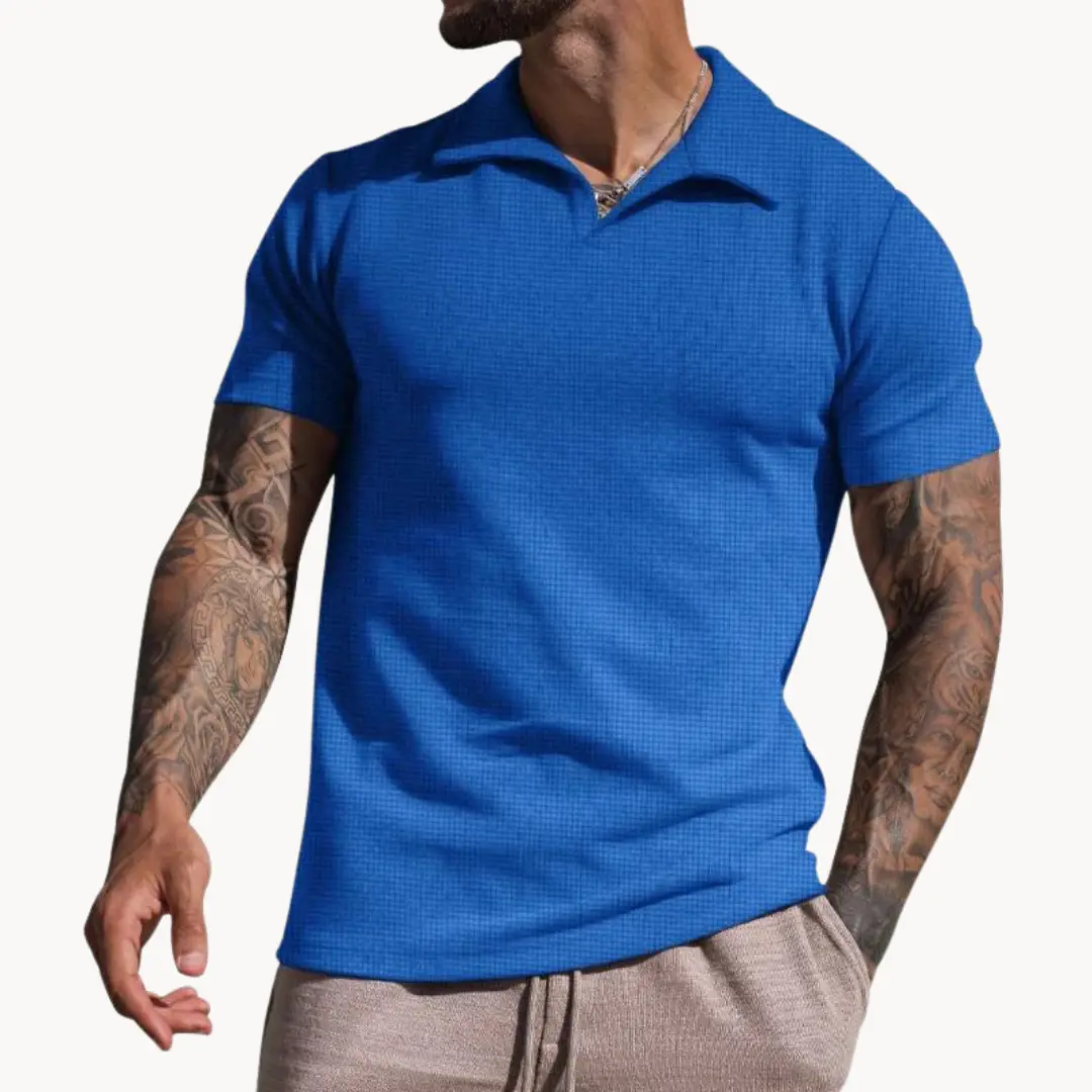 Refined Cotton Piqué Polo - T-Shirt CASA LARO