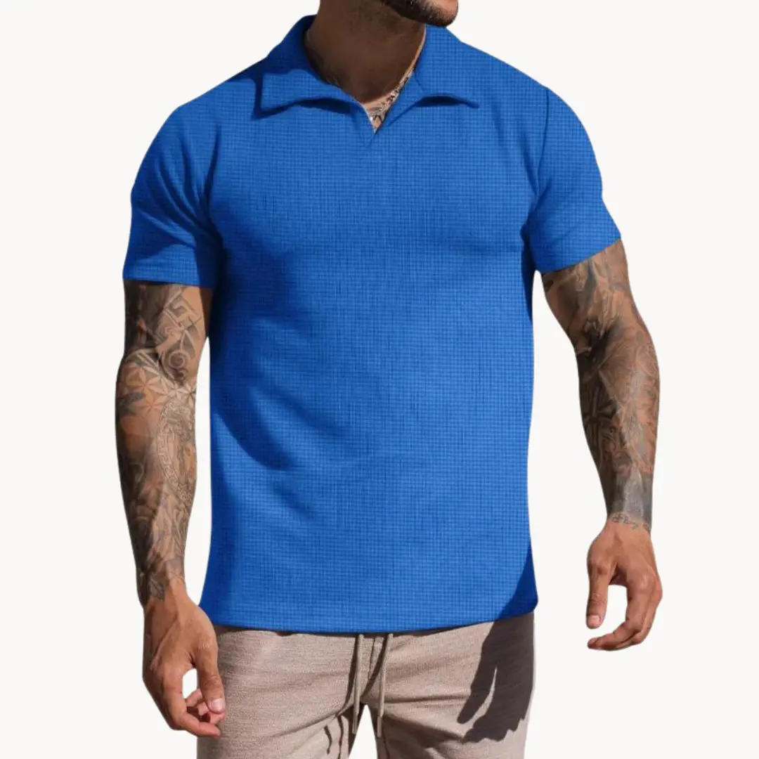 Refined Cotton Piqué Polo - T-Shirt CASA LARO