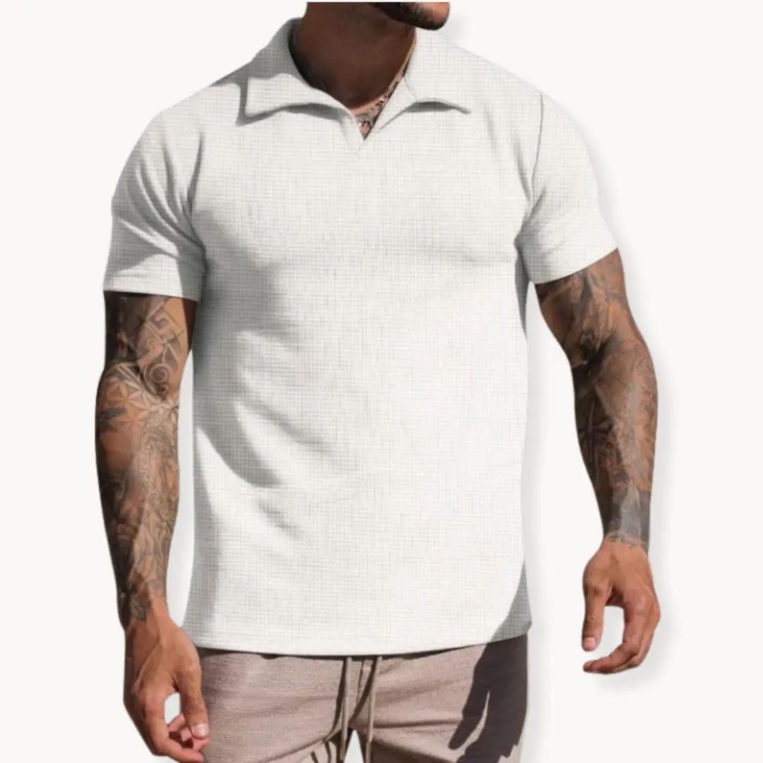 Refined Cotton Piqué Polo - T-Shirt CASA LARO