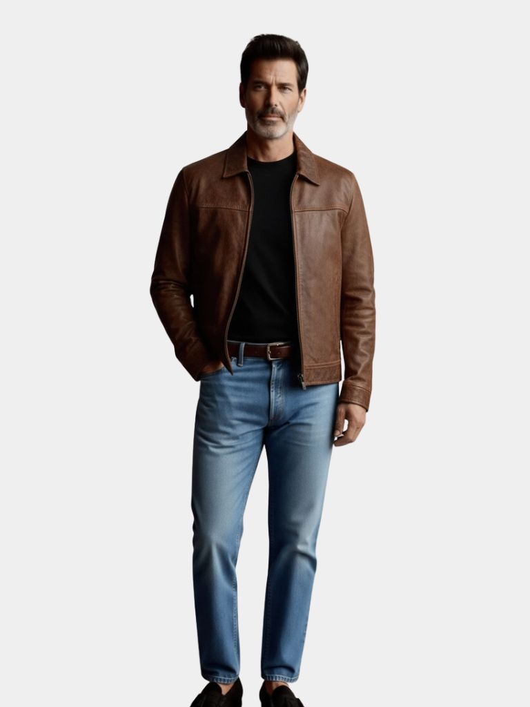 Regent Estate Leather Jacket - Casa  Laro CASA LARO