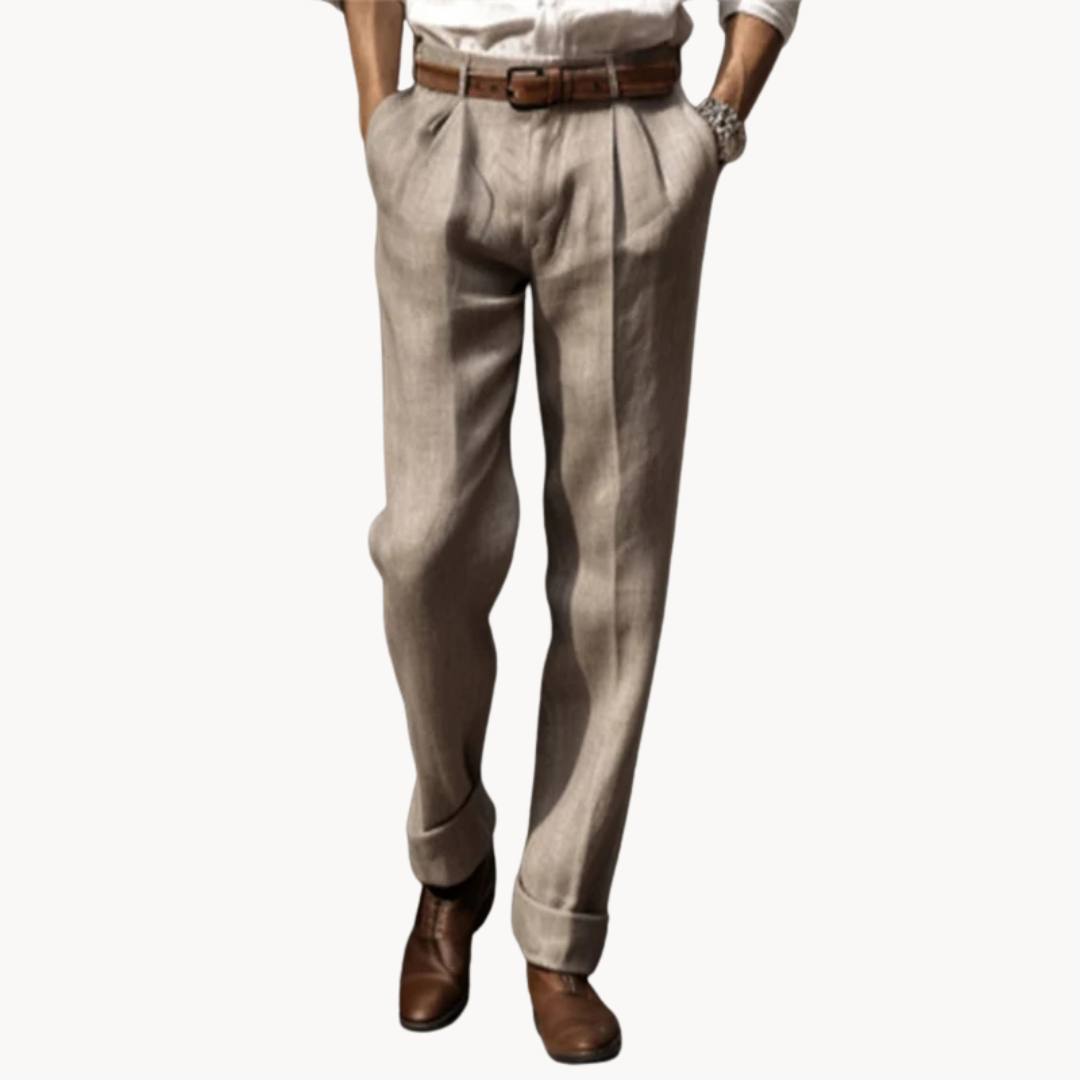 Relaxed Cotton Blend - Trouser CASA LARO MEN