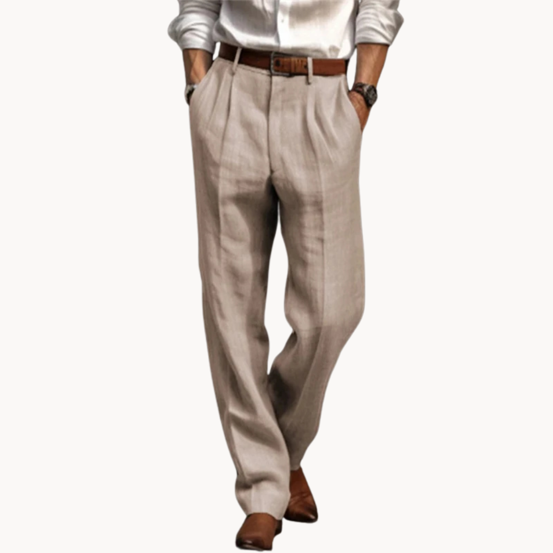Relaxed Cotton Blend - Trouser CASA LARO MEN