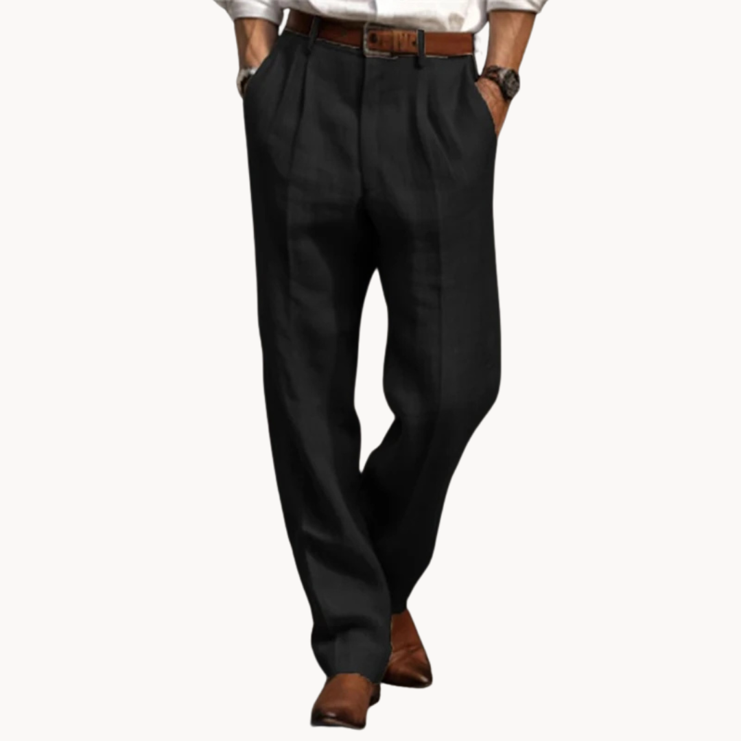 Relaxed Cotton Blend - Trouser CASA LARO MEN