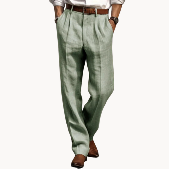 Relaxed Cotton Blend - Trouser CASA LARO MEN