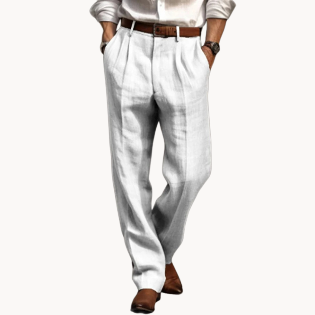 Relaxed Cotton Blend - Trouser CASA LARO MEN