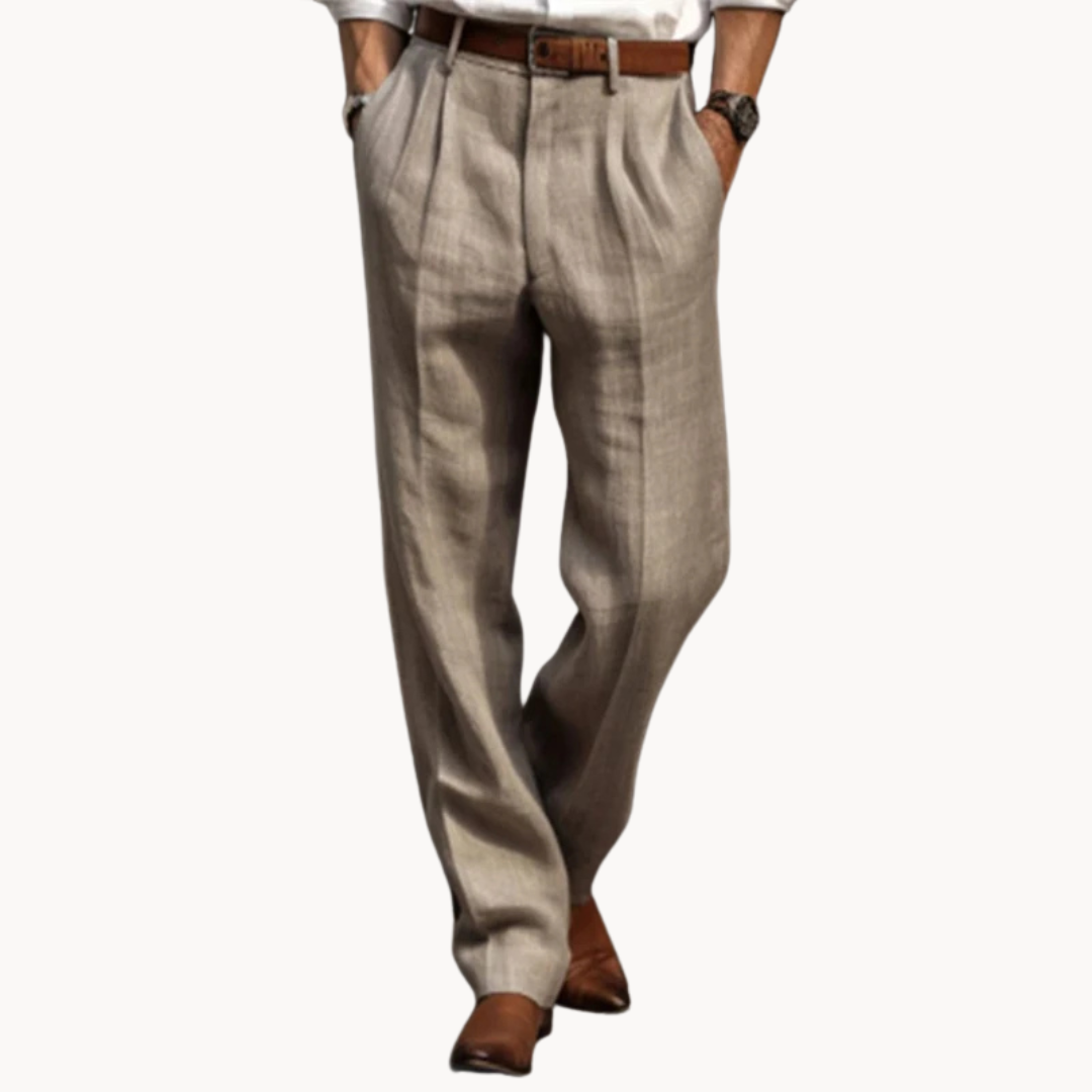 Relaxed Cotton Blend - Trouser CASA LARO MEN
