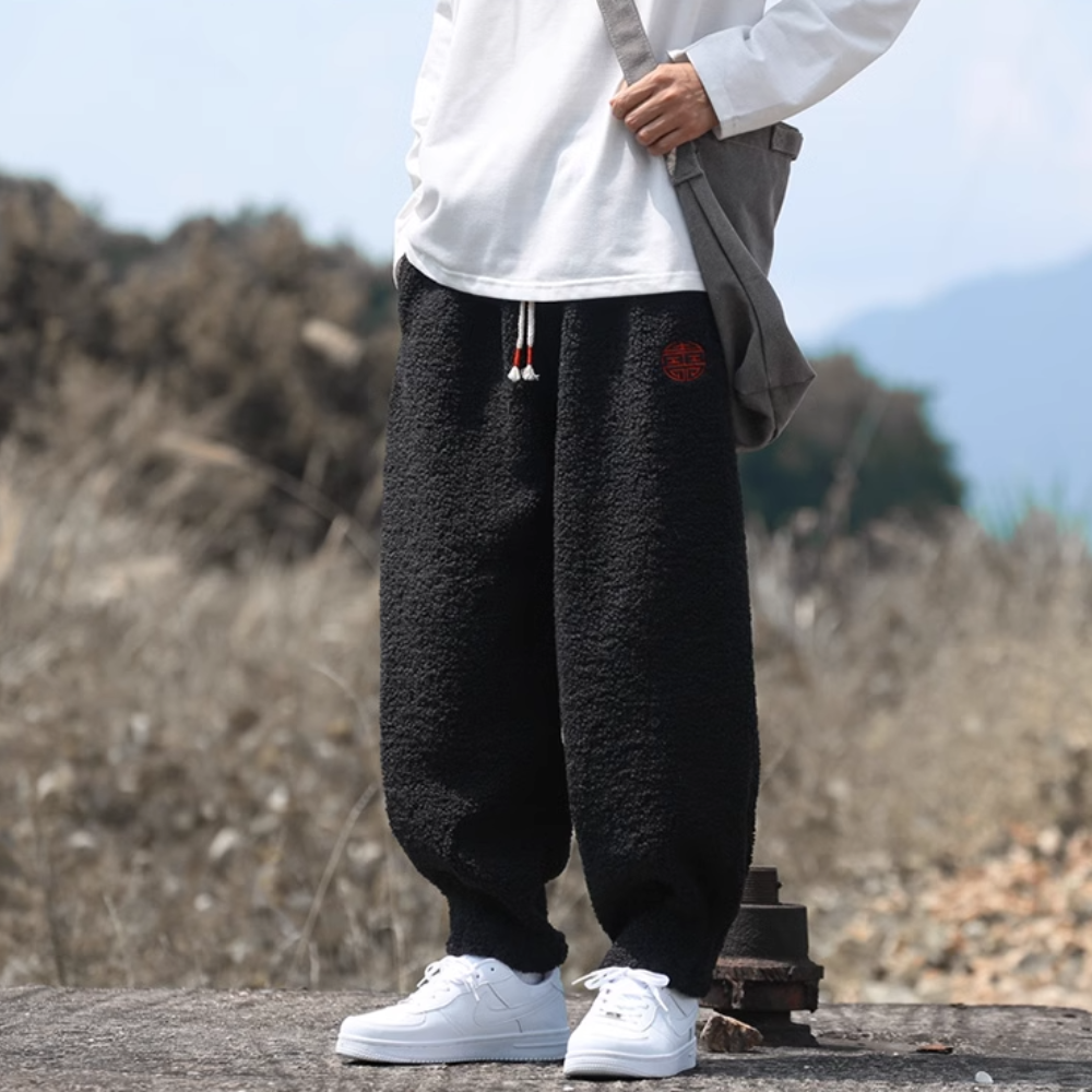 Relaxed Tapered Drawstring Waist - Joggers CASA LARO MEN