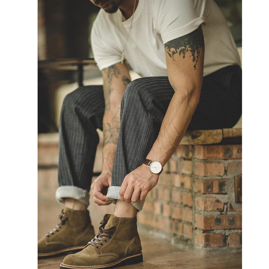 Retro Cotton - Trousers CASA LARO MEN