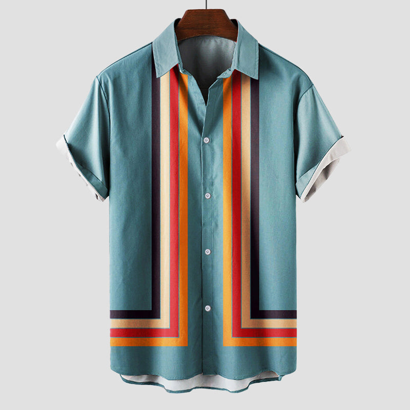 Retro Sunset Graphic - T-Shirt CASA LARO MEN
