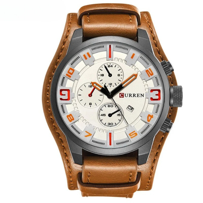 Revincio - Stainless Steel Black Dial Chronograph Watch CASA LARO MEN