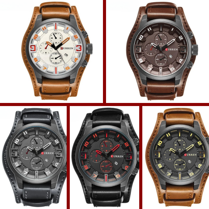 Revincio - Stainless Steel Black Dial Chronograph Watch CASA LARO MEN