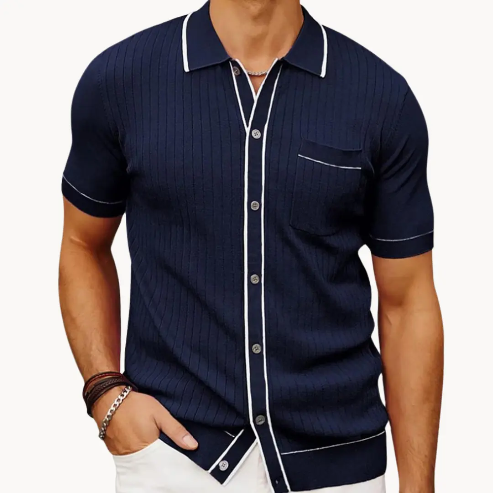 Ribbed Cotton - Polo Shirt CASA LARO