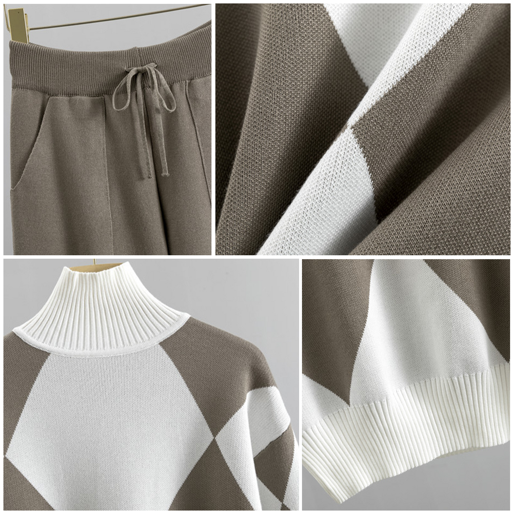Ribbed Knit Two-Piece - Two-Piece Set CASA LARO