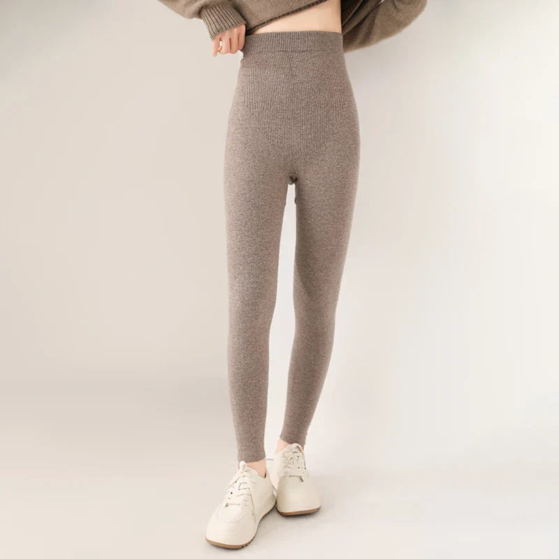 Ribbed Wool - Leggings CASA LARO