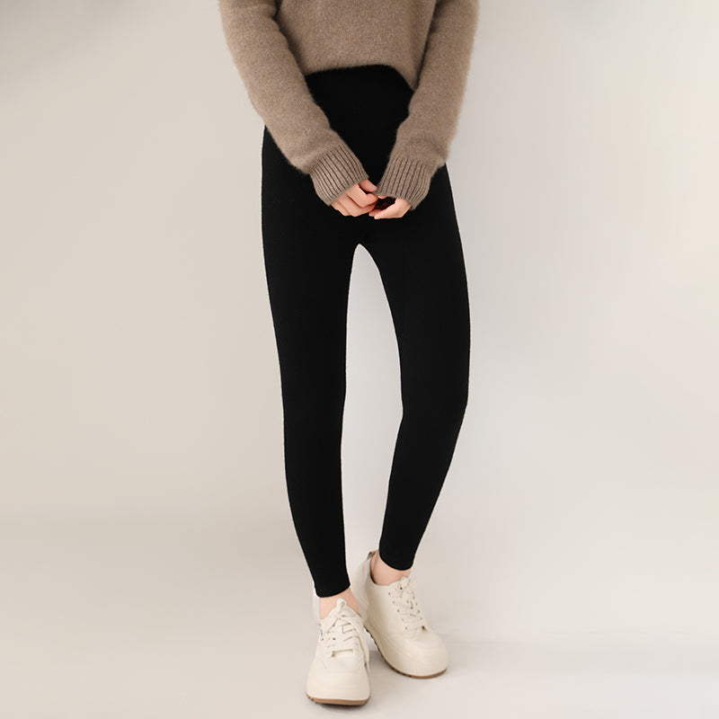 Ribbed Wool - Leggings CASA LARO