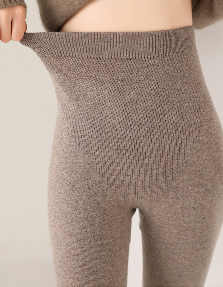 Ribbed Wool - Leggings CASA LARO