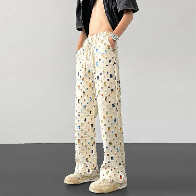 Ripped Patchwork - Pants CASA LARO MEN