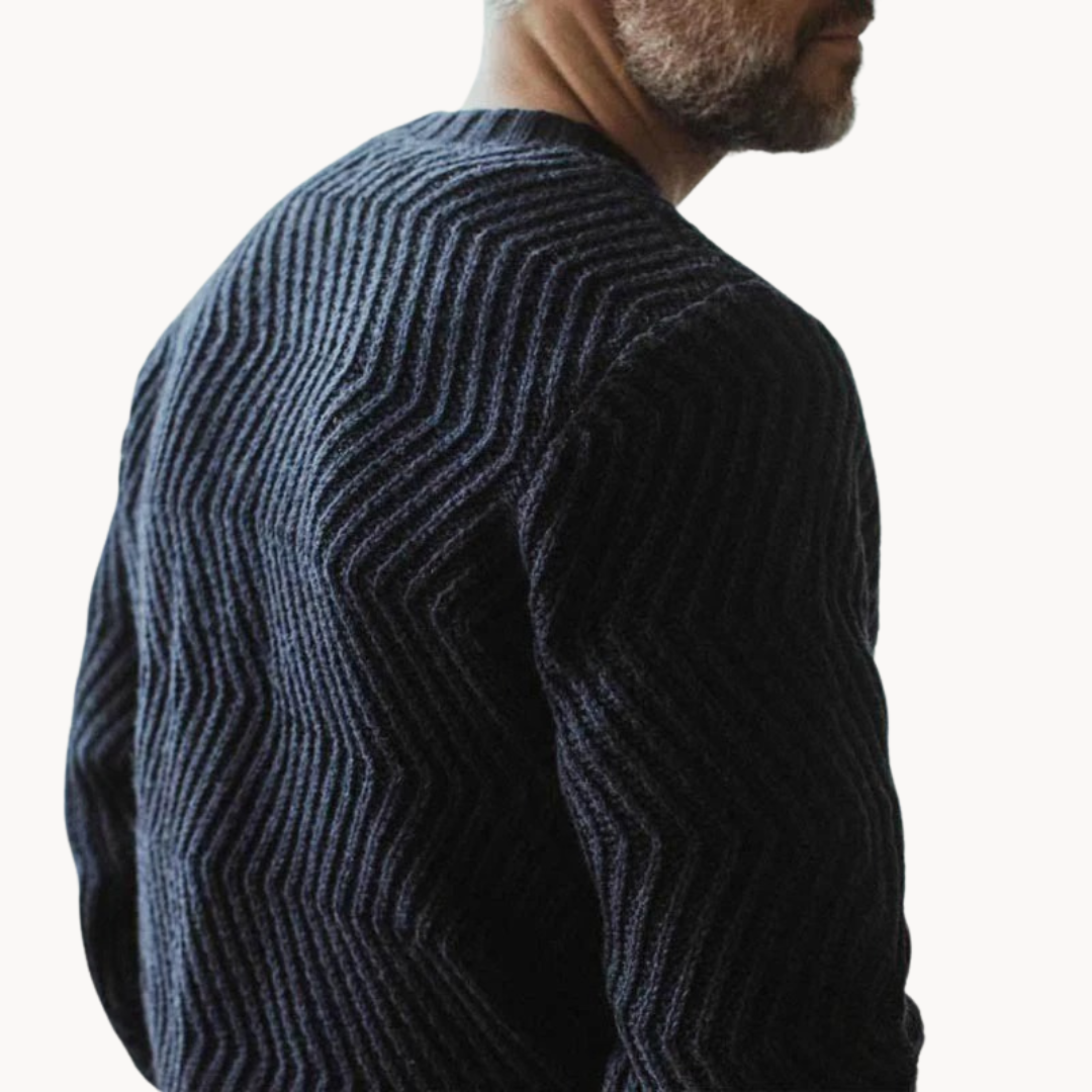 Rune Relaxed Crewneck Knit - Sweater CASA LARO MEN