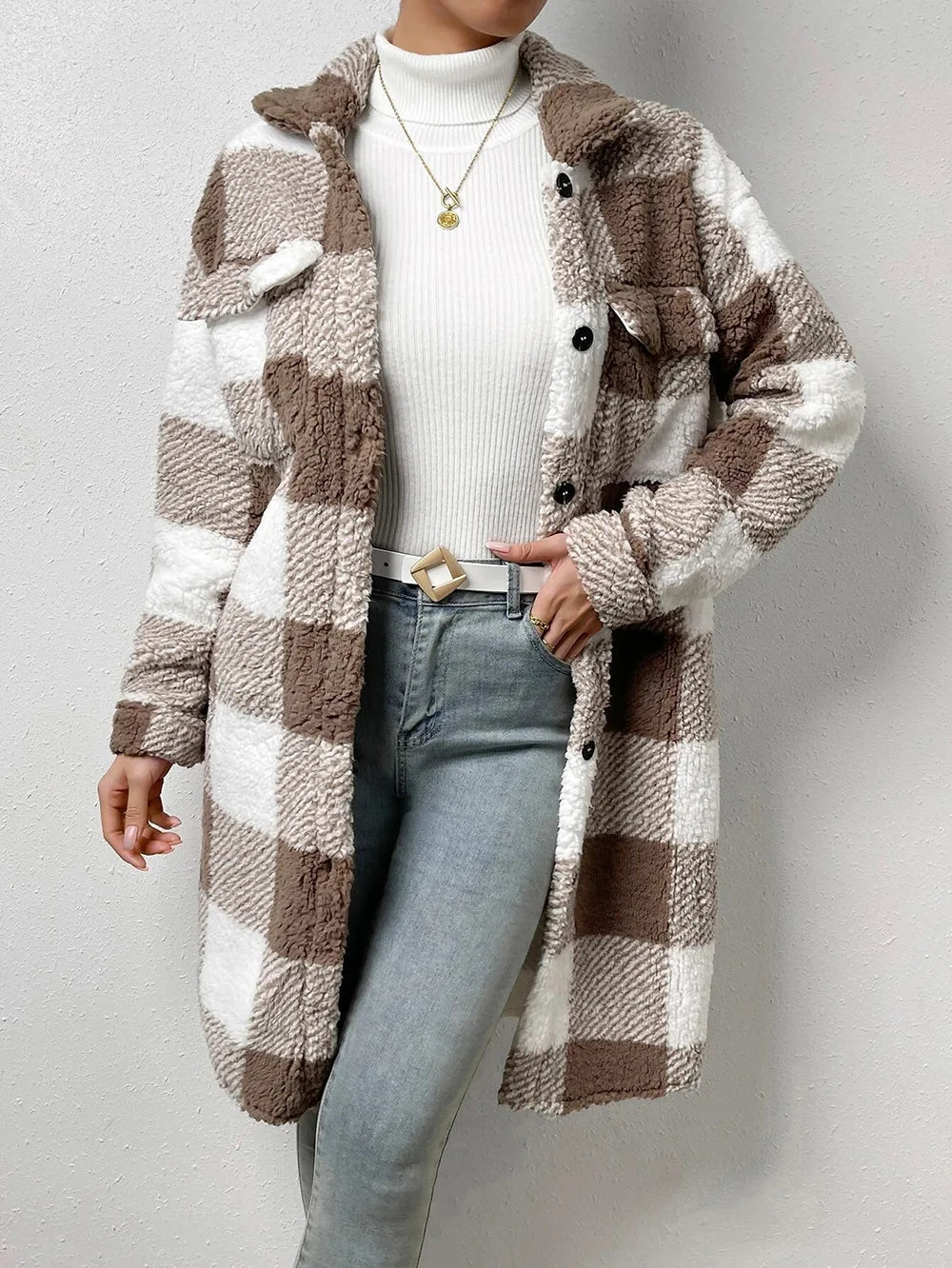 Veluna Classic Belted Trench - Coat