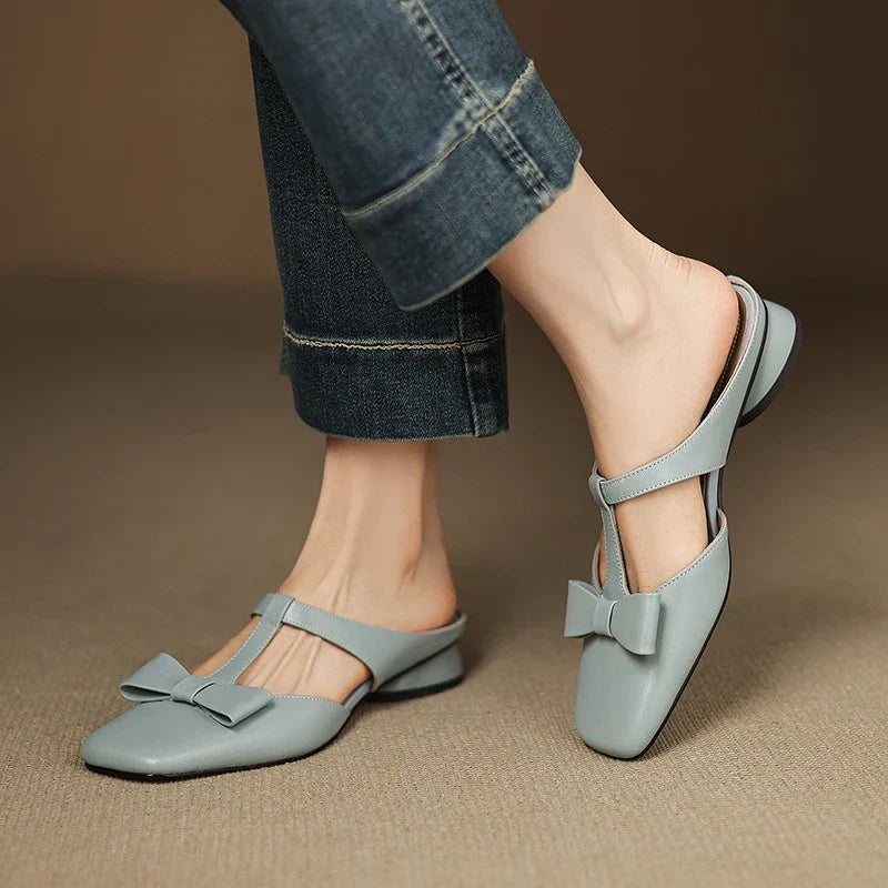 Leather Slip-On - Mules