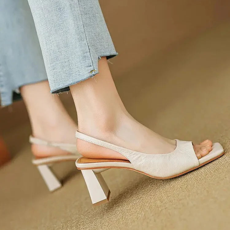 Genuine Leather - Heels