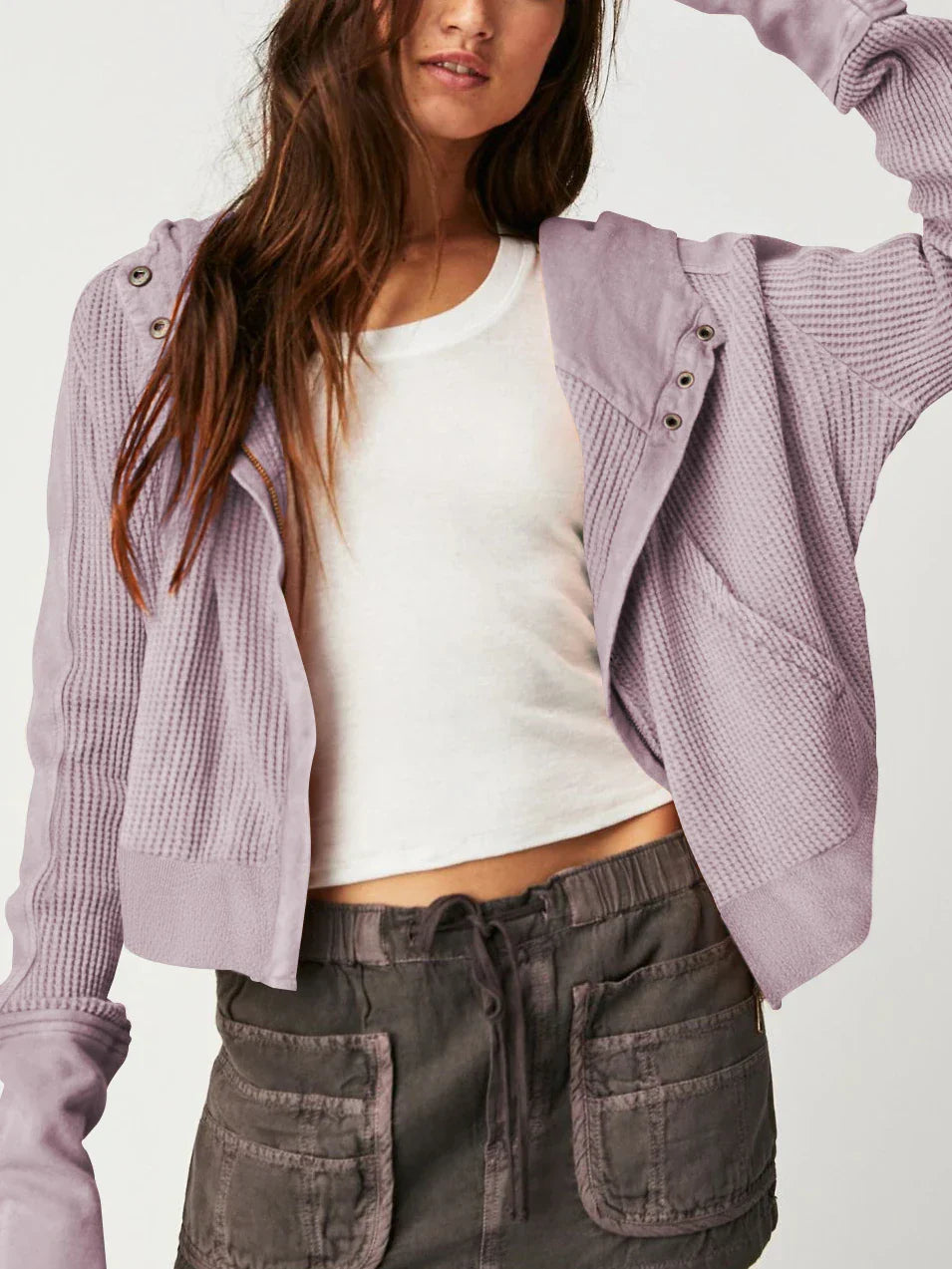 Cropped Pullover - Hoodie