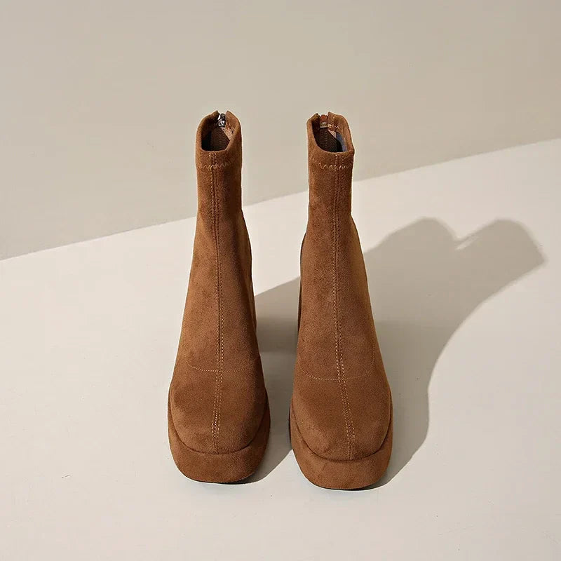 Suede Ankle - Booties