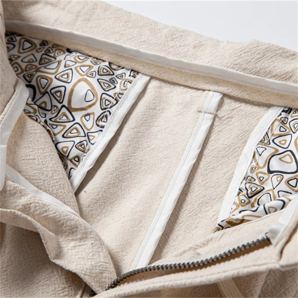 Monaco Linen Tailored - Trousers