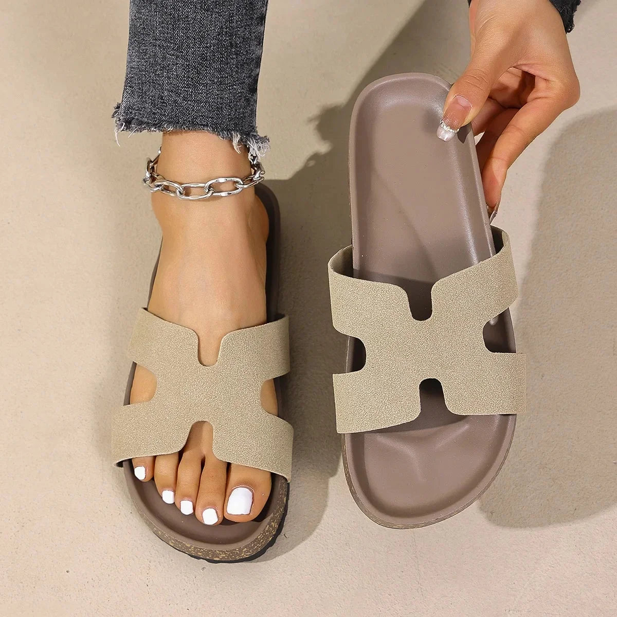 Cork Slip-On - Slides