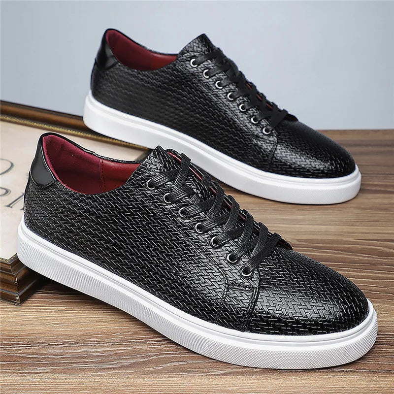 Beaumont Woven Leather - Sneakers