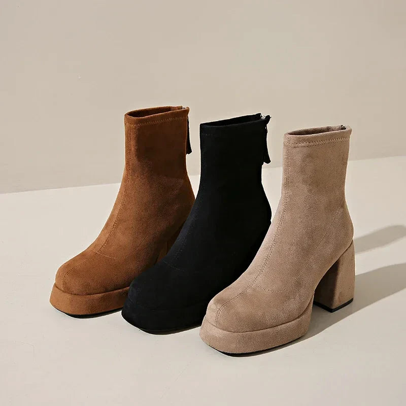 Suede Ankle - Booties