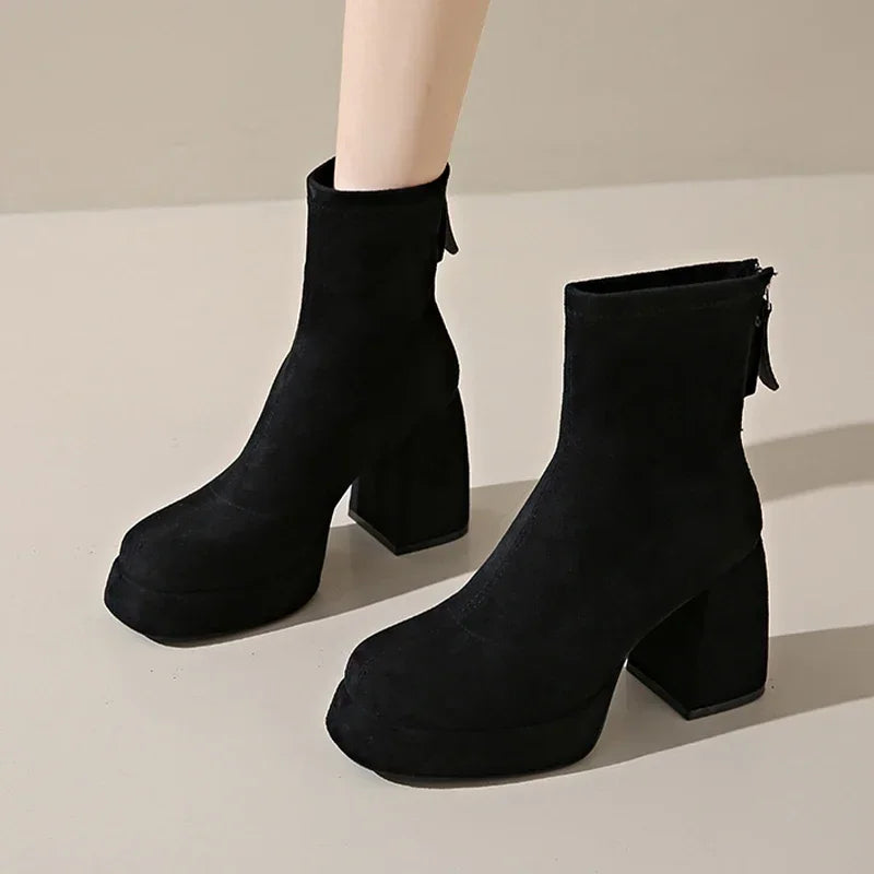 Suede Ankle - Booties