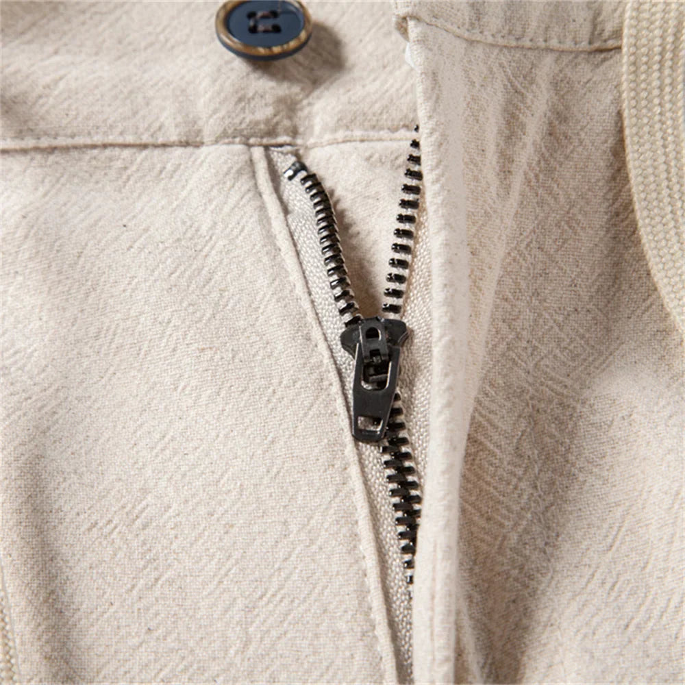 Monaco Linen Tailored - Trousers