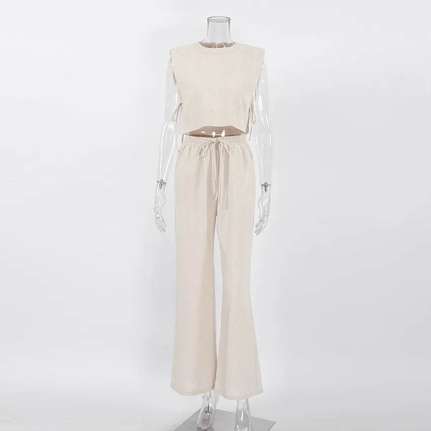 Linen Twin Set - Two-Piece Set