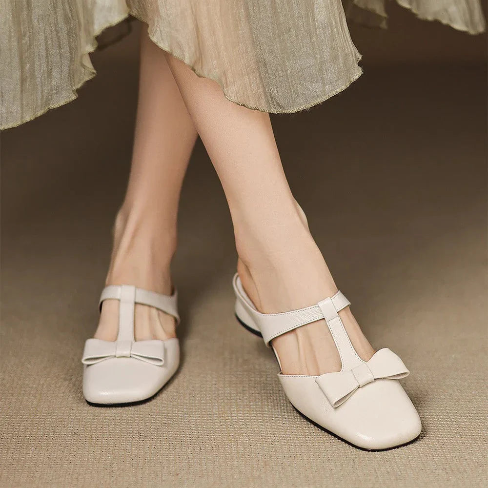 Leather Slip-On - Mules