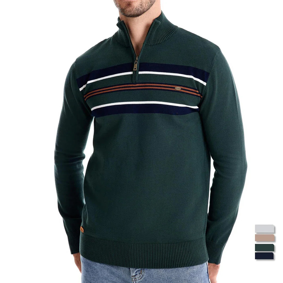 Coastal Striped Knit - Sweater