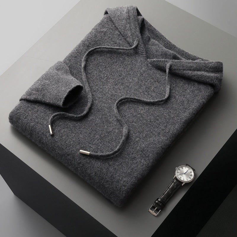 Merino Wool Hooded - Sweater