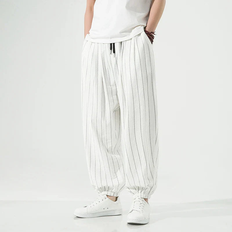 Cotton Relaxed Fit - Trousers