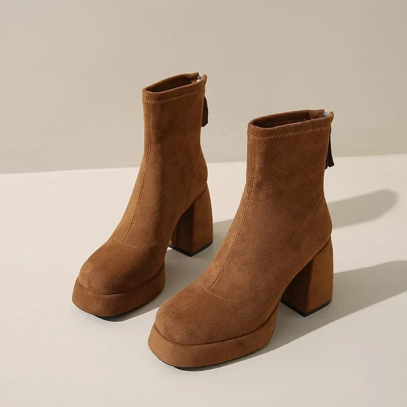 Suede Ankle - Booties