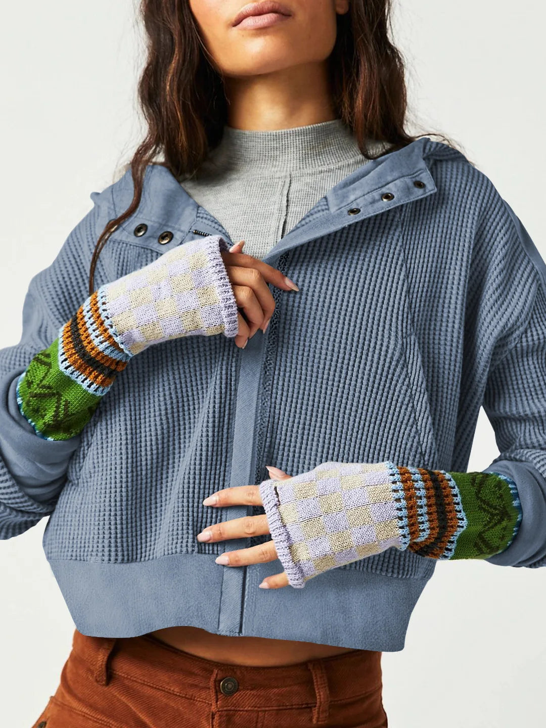 Cropped Pullover - Hoodie