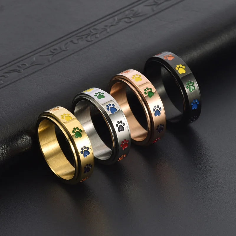 Nova™ | Rotating Paw Ring