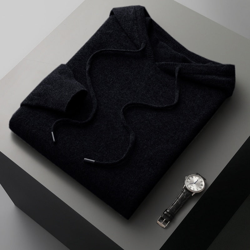 Merino Wool Hooded - Sweater