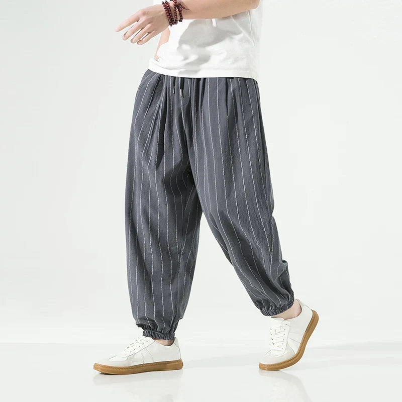 Cotton Relaxed Fit - Trousers