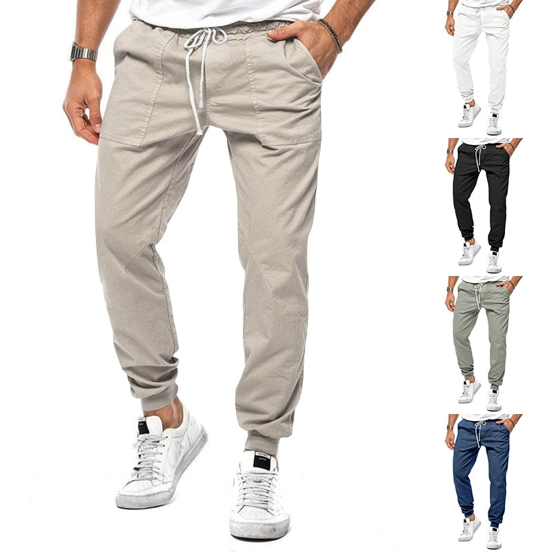 Lightweight Linen Drawstring - Joggers