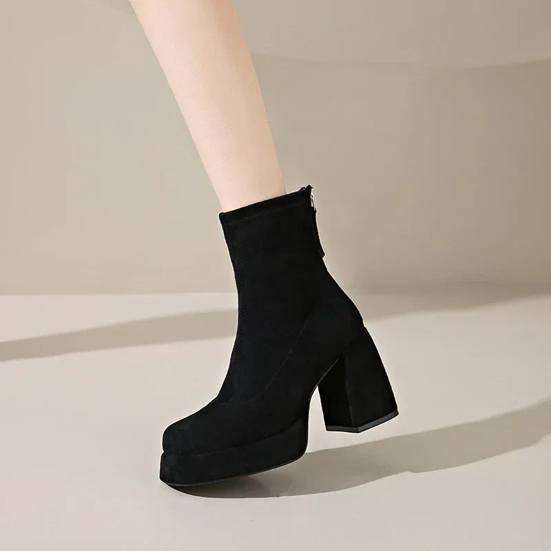 Suede Ankle - Booties
