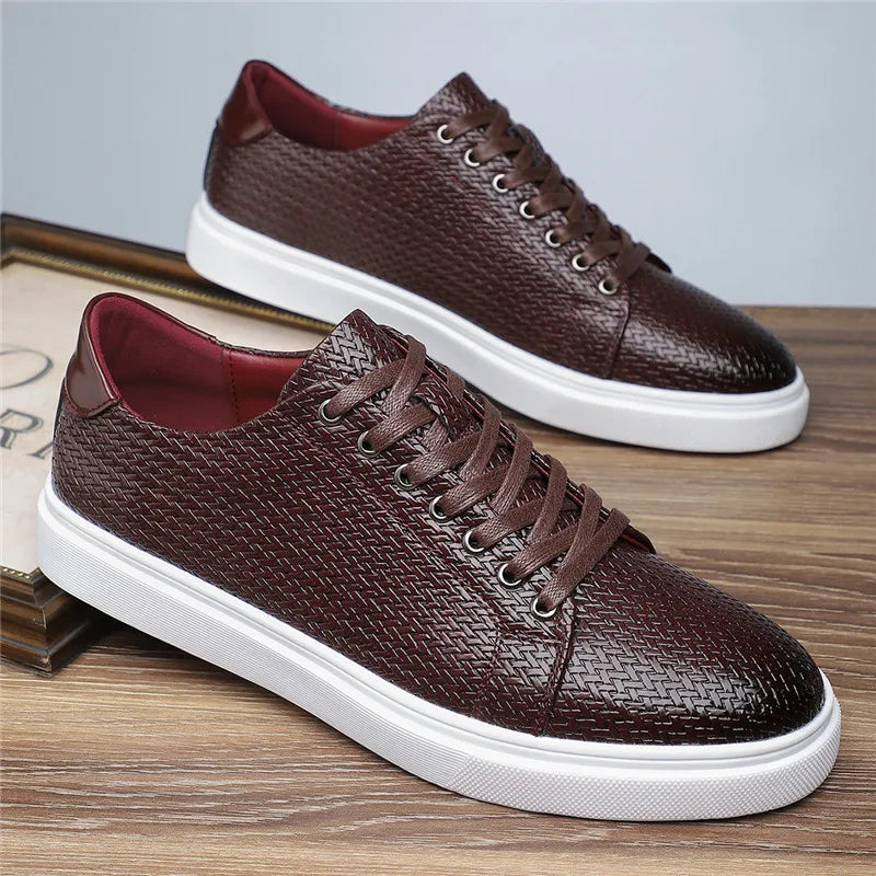 Beaumont Woven Leather - Sneakers