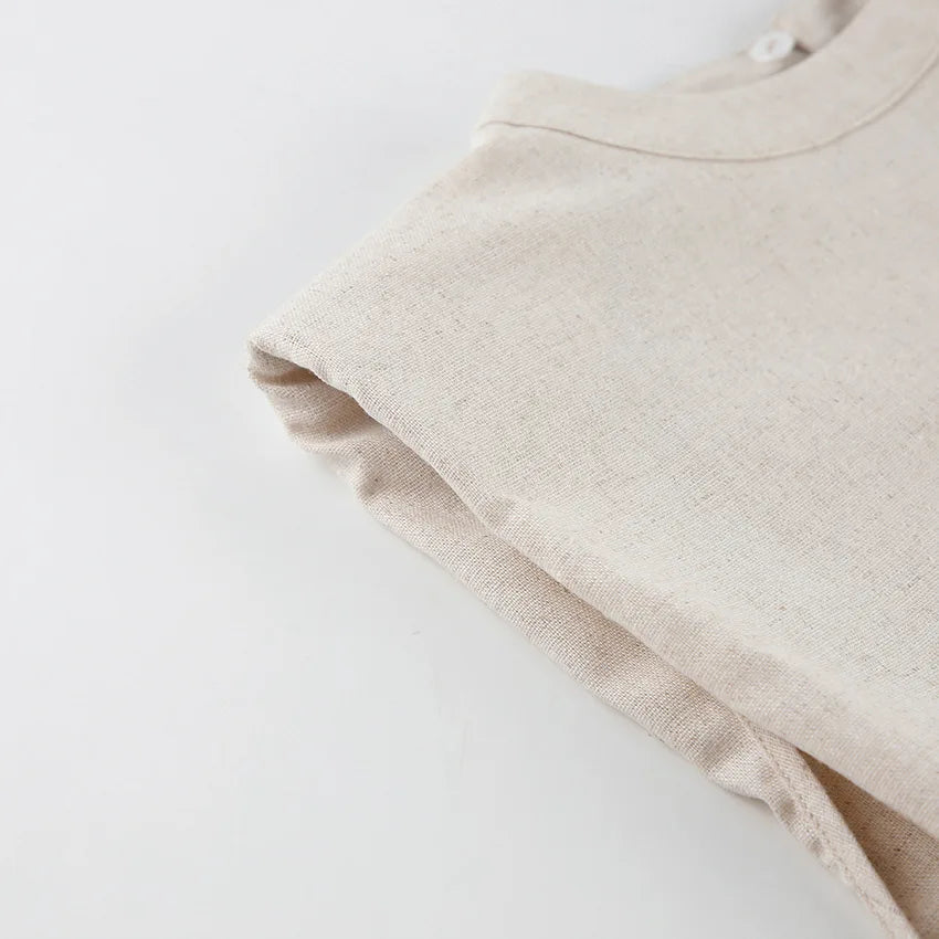 Linen Twin Set - Two-Piece Set