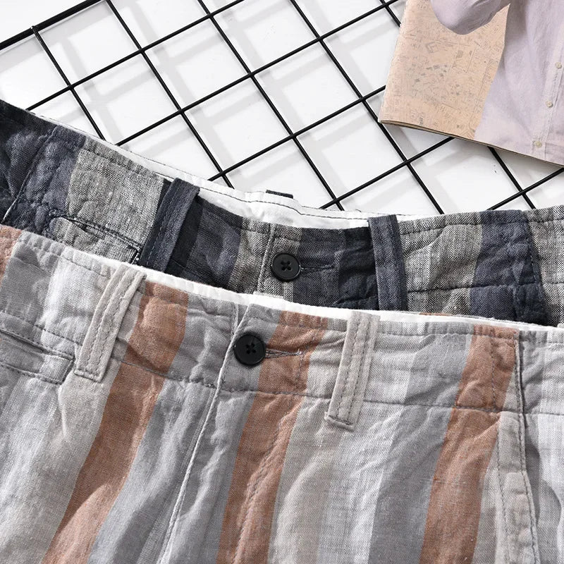 Corsica Linen High-Waist - Shorts